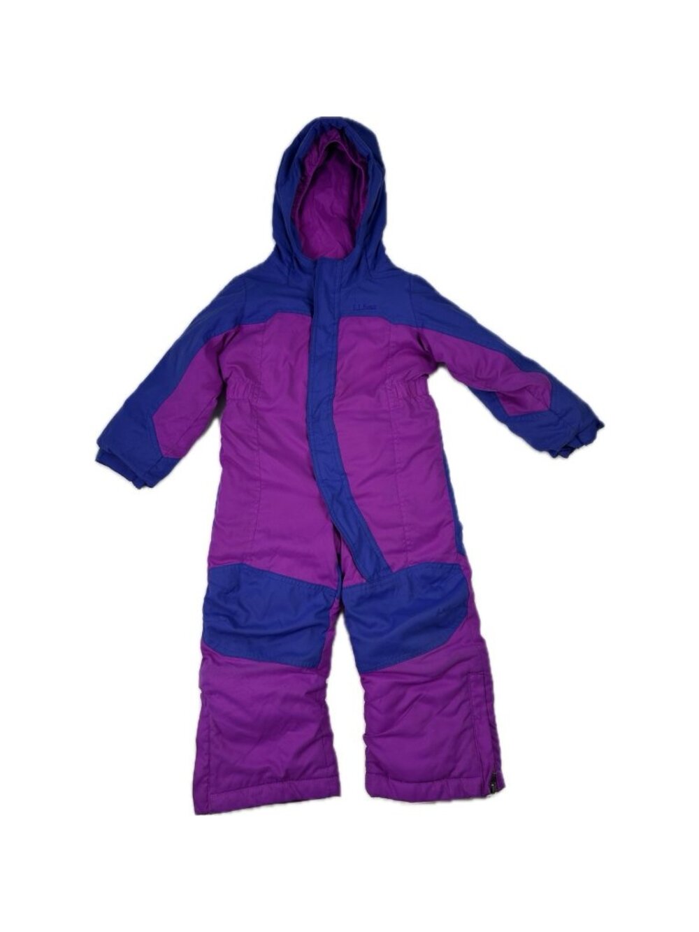L.L. Bean Toddlers' Cold Buster Snowsuit Purple Blue 3T
